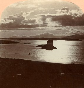 Loch Lomond bei Mondschein, Schottland, ca. 1900