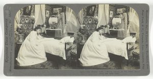Das leere Kinderbett. Wir sind dem anderen Ufer näher seit das Baby gestorben ist, 1899