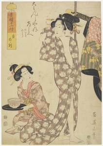 Stunde der Schlange (10 Uhr), 1812 von Kikukawa Eizan