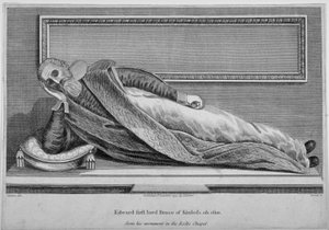 Denkmal für Sir Edward Bruce in der Rolls Chapel, Chancery Lane, City of London, 1794