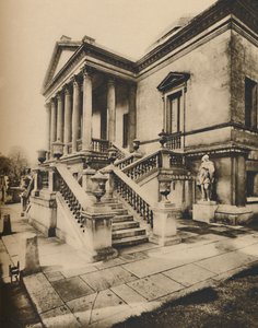 Portikus-Eingang zum Chiswick House, ein Überbleibsel aus dem 18. Jahrhundert