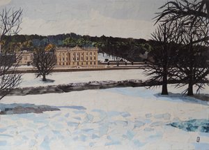 Chatsworth im Schnee