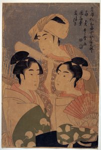Die Niwaka-Darsteller von Kitagawa Utamaro