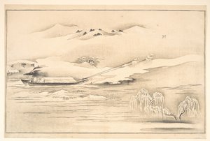 Buch Ehon Ginsekai (Die Welt in Silber) von Kitagawa Utamaro