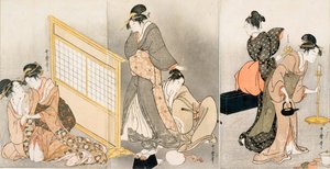 Doppeltes Kissen. Triptychon, ca. 1794