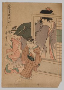 Kiyomizu Komachi aus der Serie Kleine Setzlinge: Sieben Komachi von Kitagawa Utamaro
