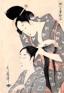 Die Friseurin von Kitagawa Utamaro