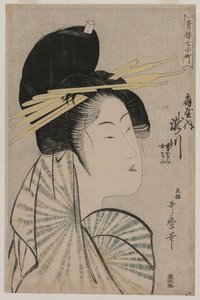 Die Kurtisane Takigawa von Ogiya, 1797 oder 1798 von Kitagawa Utamaro