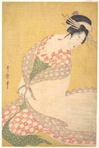 Der äußere Mantel, ca. 1795 von Kitagawa Utamaro
