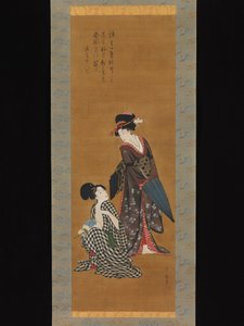 Zwei Schönheiten von Kitagawa Utamaro