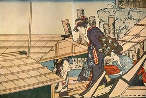 Frauen auf einem Boot, 1801, 1924