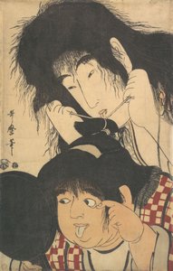 Yamauba und Kintaro, ca. 1795