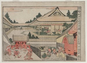 Chushingura: Akt III aus der Serie Perspektivbilder für Das Schatzhaus der Loyalität, um 17