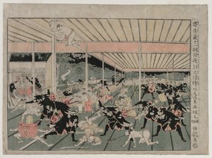 Chushingura: Akt XI (aus der Serie Perspektivbilder für Das Schatzhaus der Loyalität)
