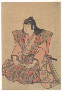 Ein Junge Sänger von Kitao Shigemasa
