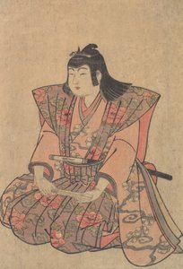 Ein Junge Sänger, spätes 18.-frühes 19. Jahrhundert von Kitao Shigemasa