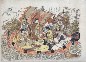 Sieben Glücksgötter von Kitao Shigemasa