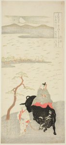Der Dichter Sugawara Michizane von Kitao Shigemasa