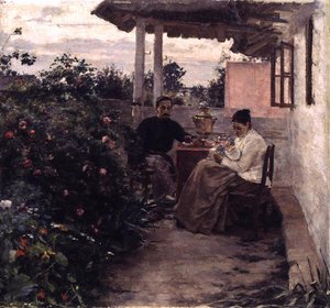Auf der Veranda