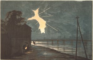 Donner und Blitz über der Onmaya-Brücke