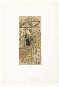 Schauspieler Segawa Kikujiro in der Rolle von Senju no Mae