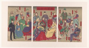 Darstellung der Trachten aller Länder von Kobayashi Kiyochika