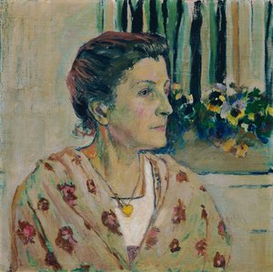 Charlotte Moser, Schwester des Künstlers von Koloman Moser