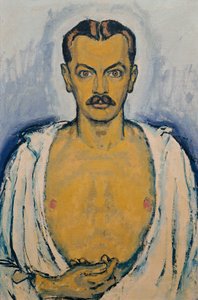 Selbstporträt, ca. 1915 von Koloman Moser