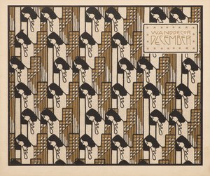 Wanddekoration Dezember, 1901