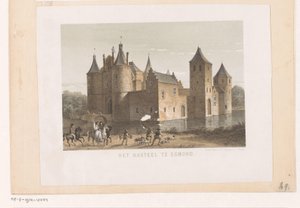 Ansicht von Schloss Egmond von Koninklijke Nederlandse Steendrukkerij van C.W. Mieling