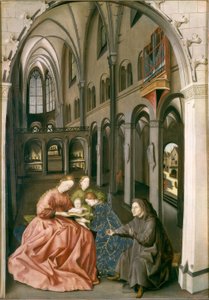 Die Heilige Familie mit den Heiligen Barbara und Katharina von Konrad Witz