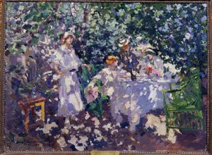 Im Garten von Konstantin Alekseevich Korovin