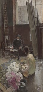 Im Atelier des Künstlers