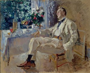 Porträt des Sängers Feodor Ivanovich Chaliapin 1873-1938, 1911 von Konstantin Alexeyevich Korovin