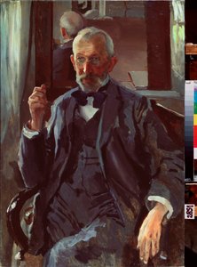 Porträt des Vaters von Konstantin Andreevic Somov