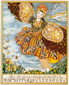 Das Buchcover Firebird von K. Balmont, 1907