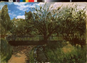Ein kleiner Garten von Konstantin Andreevic Somov