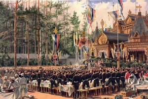 Krönungsfest in Sokolniki (aus dem Krönungsalbum)