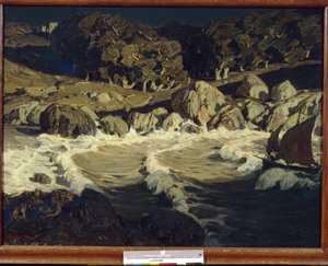 Nacht am Meer (1903) von Konstantin Fedorovich Bogaevsky