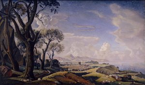 Landschaft mit Bäumen