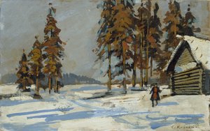 Winterlandschaft von Konstantin Korovin