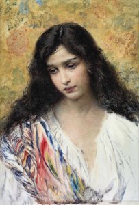 Russische Schönheit von Konstantin Makovsky