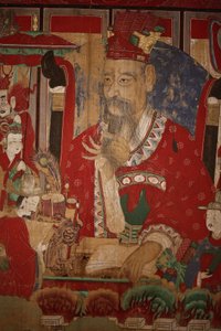 Byeonseong, der sechste König der Hölle (Detail), 1798