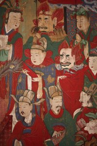 Byeonseong, der sechste König der Hölle (Detail), 1798
