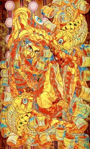 Lebendige Mosaikfigur von Kostyantin Malginov