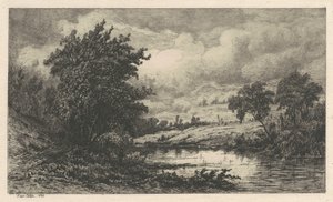 Am Shepang River, Connecticut von Kruseman Van Elten
