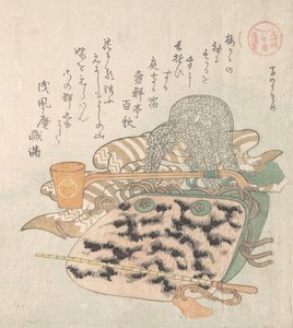 Sattel, Pferdetaucher und anderes Geschirr von Kubo Shunman