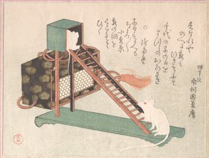 Spielende weiße Mäuse von Kubo Shunman