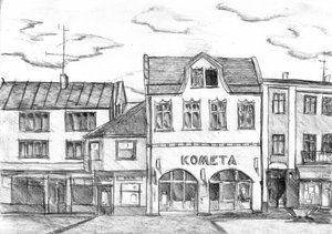 Architektur Kunst Zeichnung Skizze 15 von Kulik