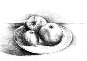 Klassisches Apfel-Stillleben